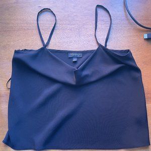 Topshop Black Cowl Neck Tank size Small